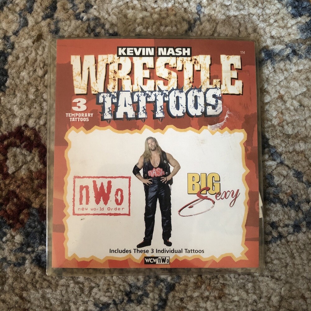 Kevin Nash Wrestle Tattoos WCW NWO Vintage  1998